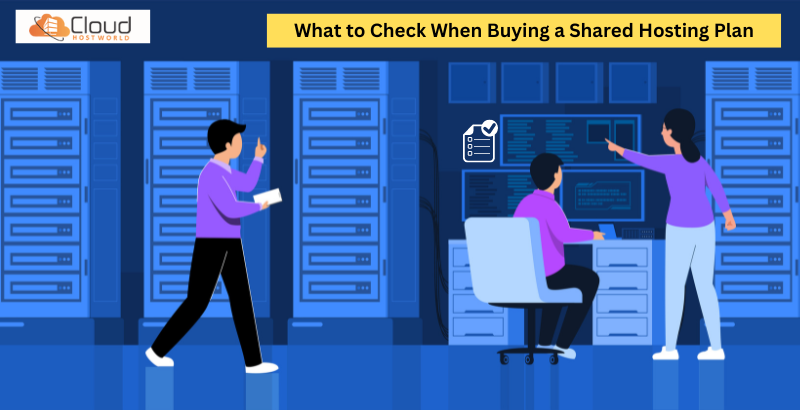 what to check when buying a shared hosting plan